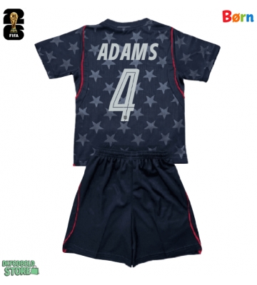 Forente stater Tyler Adams #4 Replika Babytøj Udebanesæt Børn VM 2026 Kortærmet (+ Korte bukser)